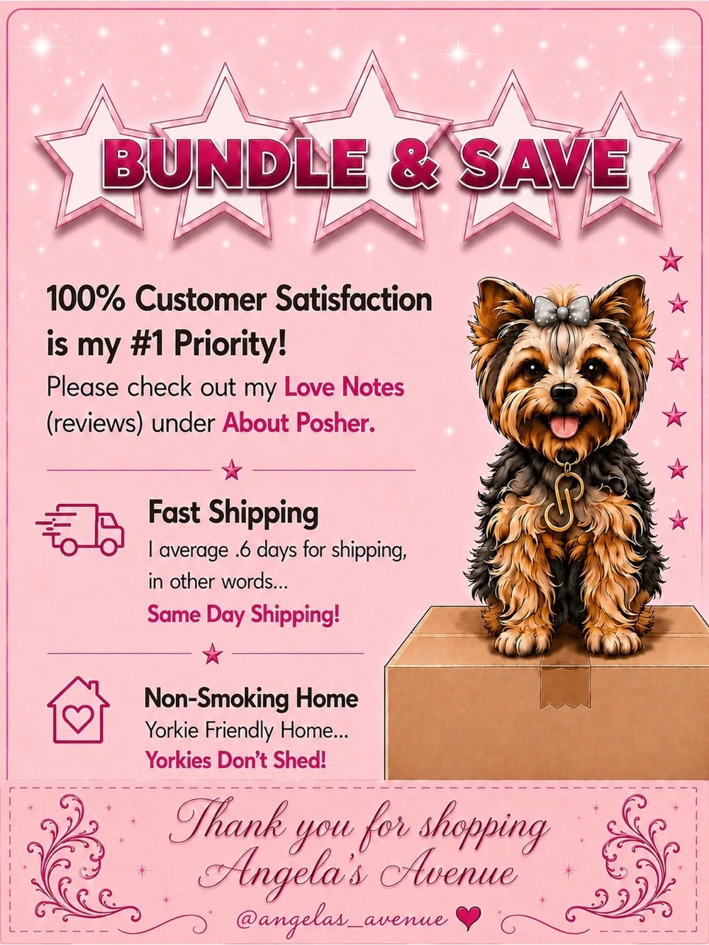 Happy Poshing 🛍️ 🐶